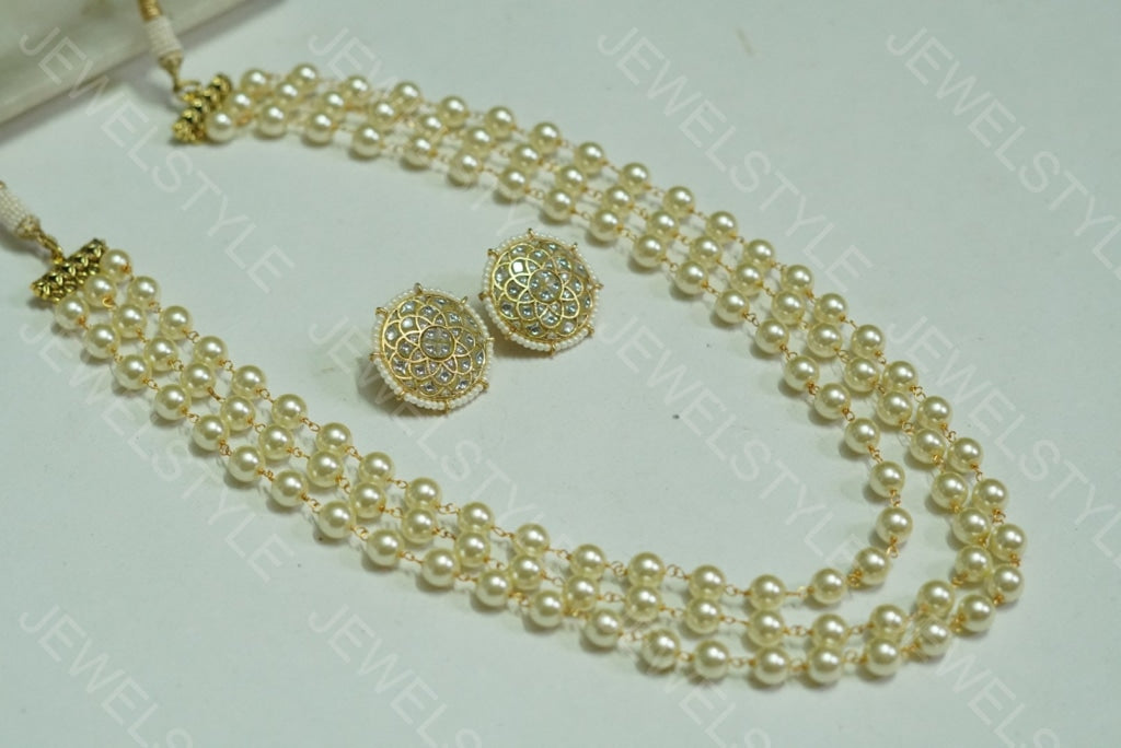 Pearl Necklace set( Preorder) 4-1431 - JEWELSTYLE