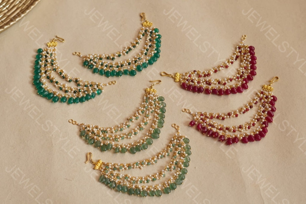 Beads Ear Chain (9-35)(already discounted) - JEWELSTYLE