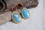 Stone earrings (1-369)(ON SALE)