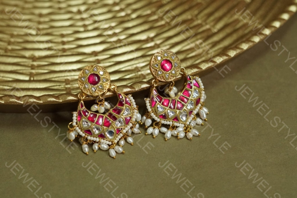 Kundan Chandbali(PREORDER) - JEWELSTYLE