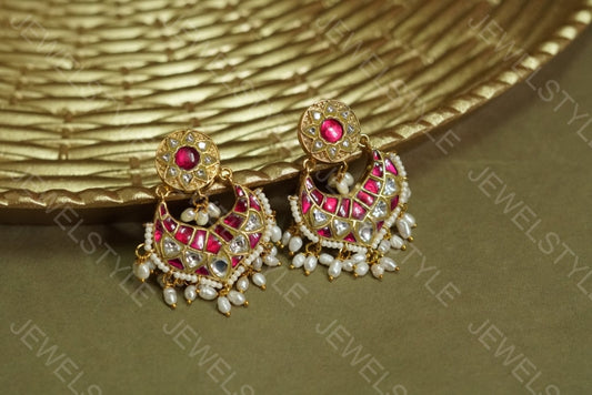 Kundan Chandbali(PREORDER) - JEWELSTYLE