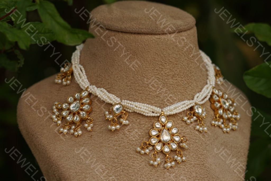 Kundan necklace(Preorder) 4-69 - JEWELSTYLE