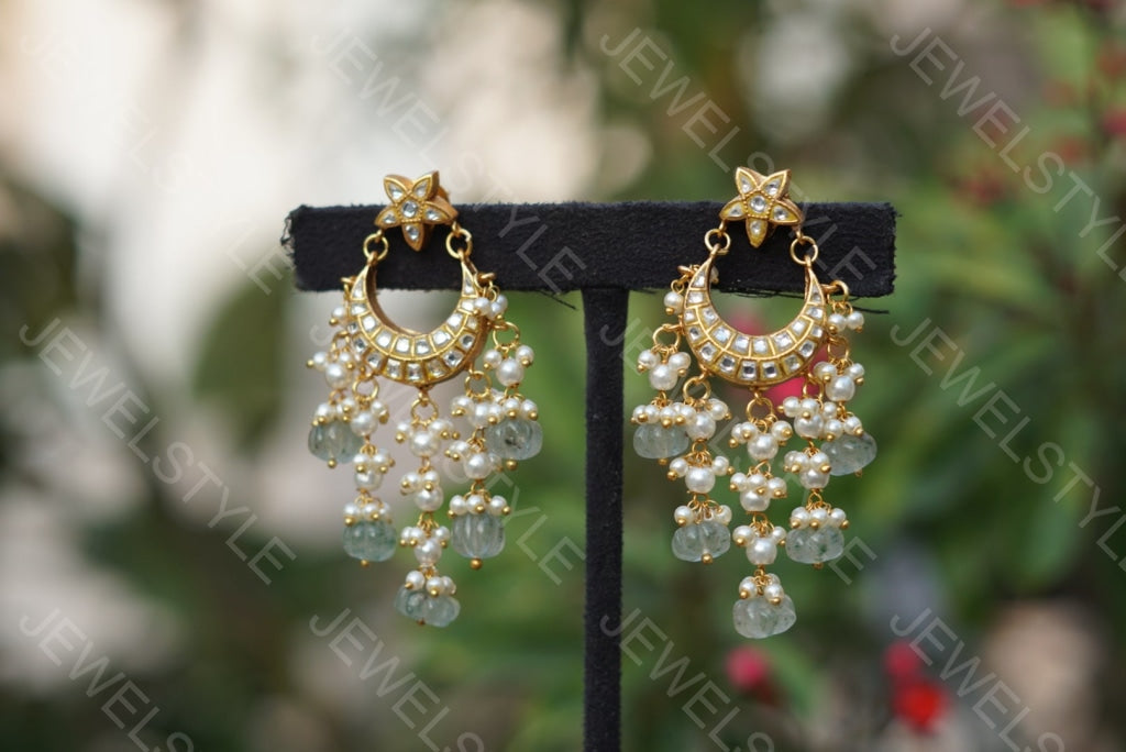 Kundan Earrings  (1-1506)(PREORDER)