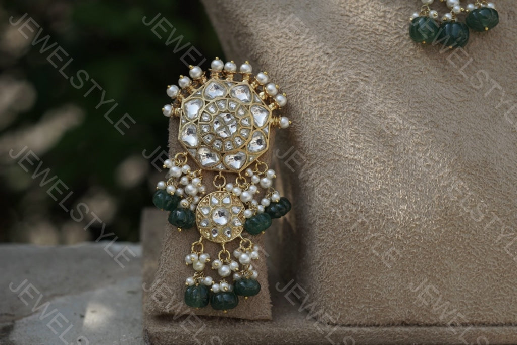 Polki Choker set(Preorder) 4-694 - JEWELSTYLE