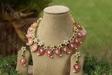 Mango Kundan necklace set(Preorder) 4-1138