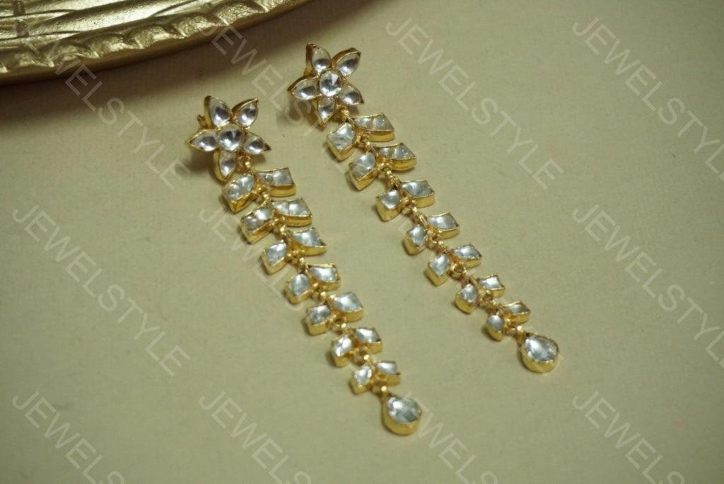 Kundan Earrings (1-1345)(PREORDER)