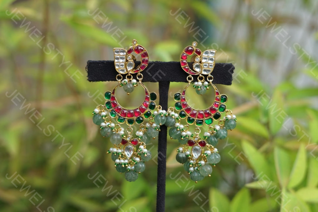 Kundan Earrings (1-1286)(Preorder)