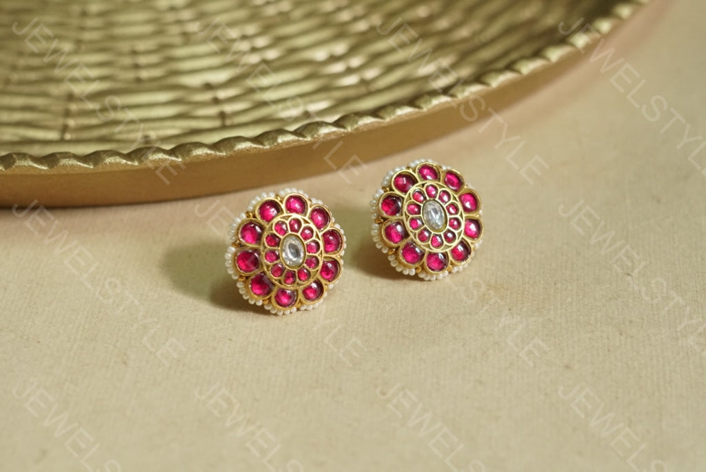 Kundan studs (1-1972)(R)(PREORDER)