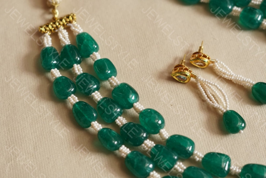 Beads Necklace set - JEWELSTYLE