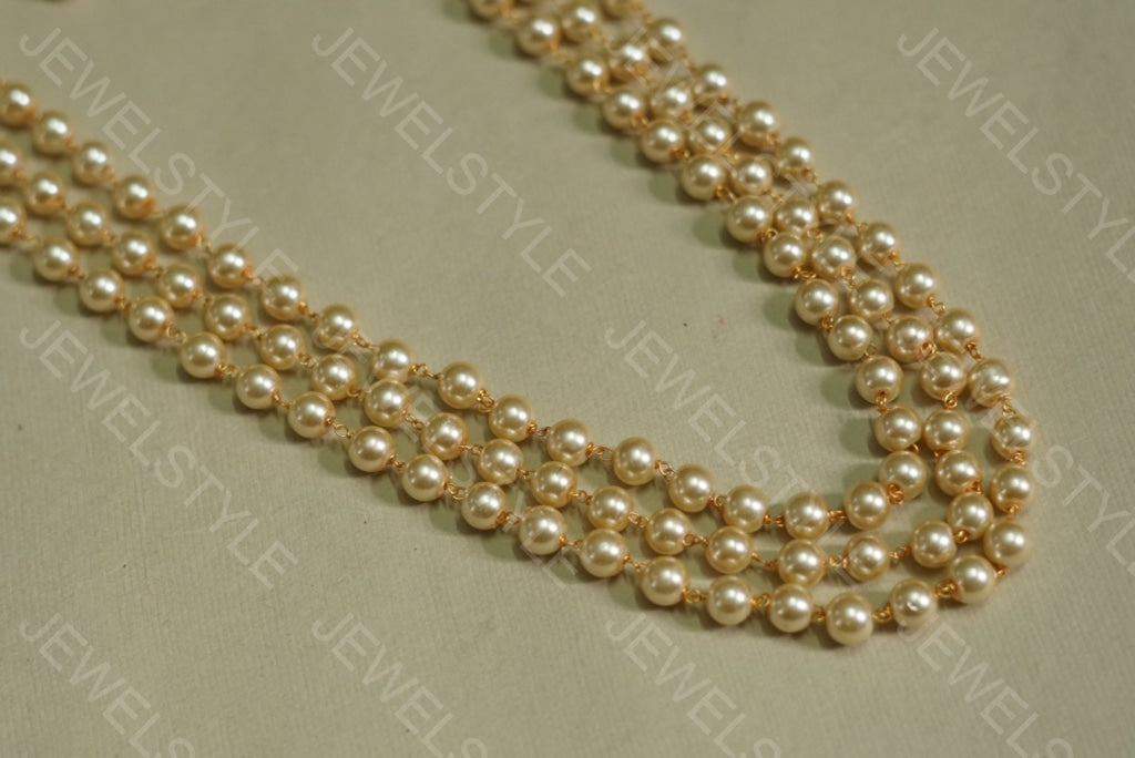 Pearl Necklace (4-1342) (N) - JEWELSTYLE