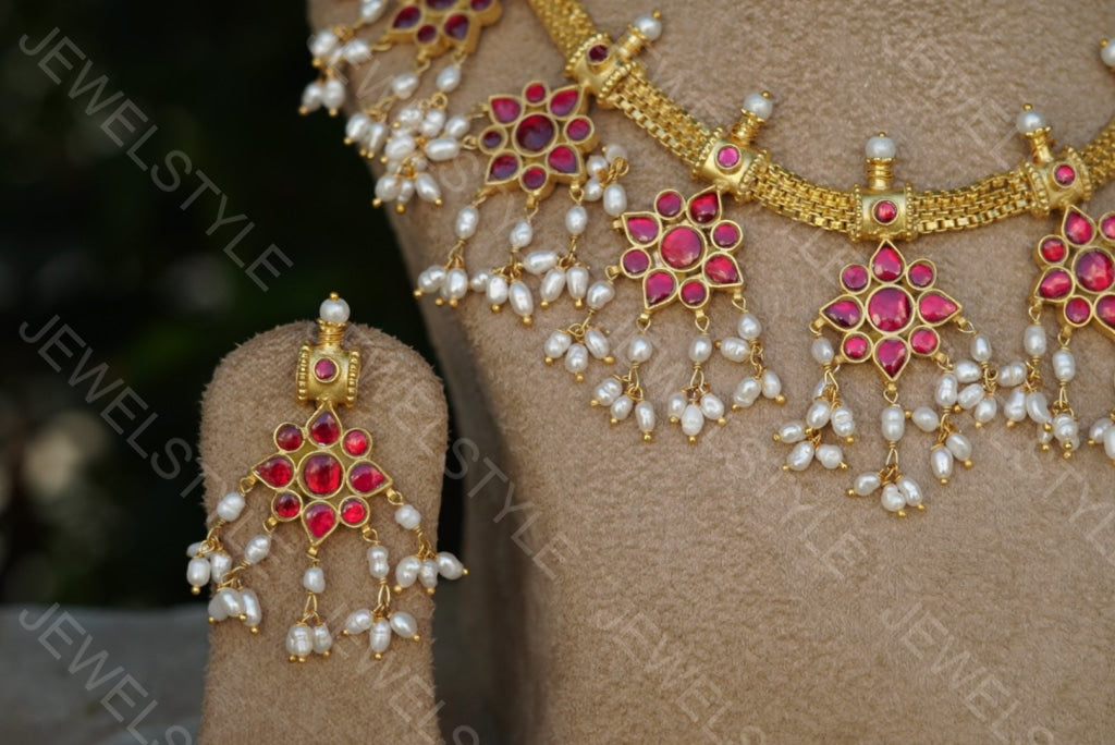 Kundan Necklace set - JEWELSTYLE