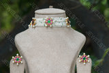 Kundan Choker set (4-4265)(R)(preorder)