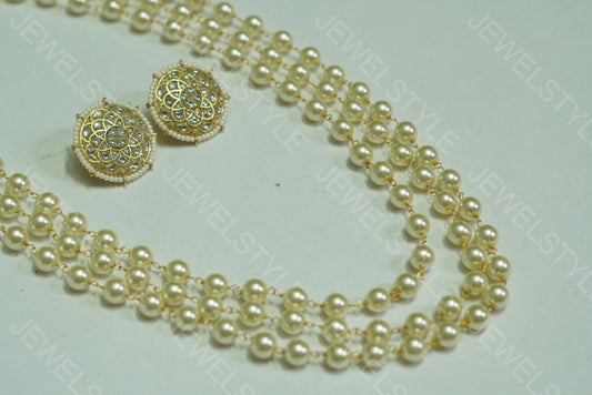 Pearl Necklace set( Preorder) 4-1431 - JEWELSTYLE
