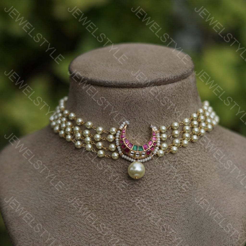 Kundan Choker (4-2107)(PREORDER) - JEWELSTYLE