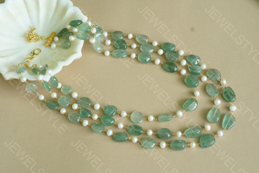 Beads Necklace (4-3756)(N) - JEWELSTYLE
