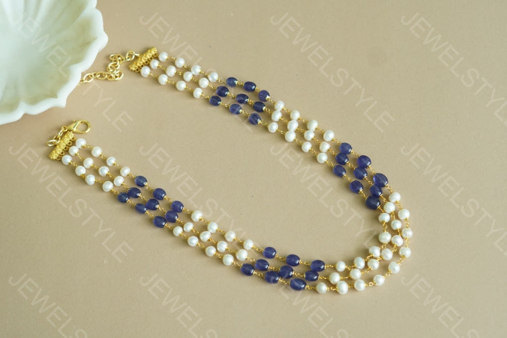 Beads Necklace (4-3757)(N) - JEWELSTYLE