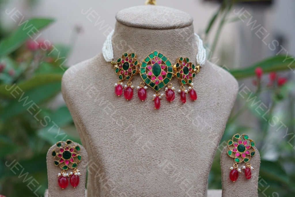 Choker set(Preorder) 4-382 - JEWELSTYLE