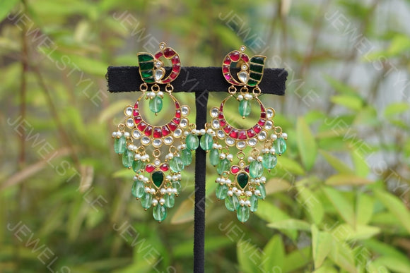 Kundan Earrings (1-1289)(Preorder)