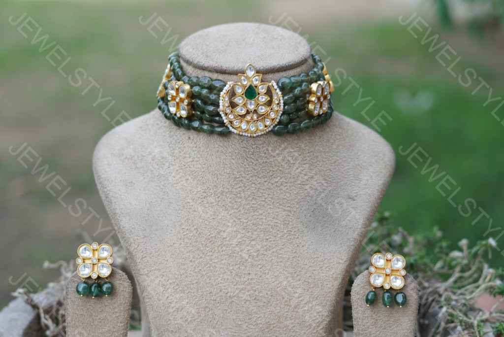 Kundan Choker set(4-3289)(PREORDER)