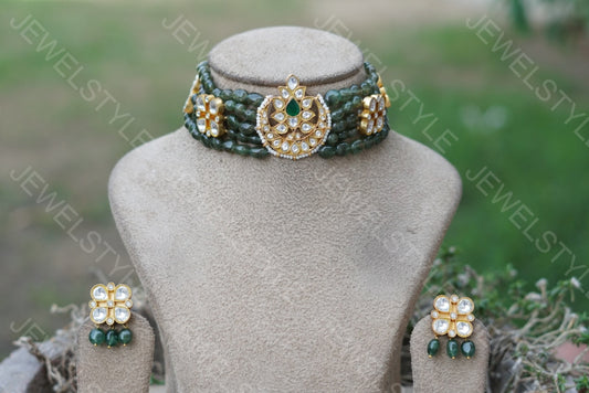 Kundan Choker set(4-3289)(PREORDER)