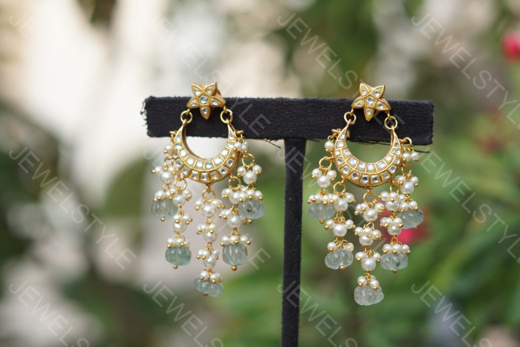 Kundan Earrings  (1-1506)(PREORDER)