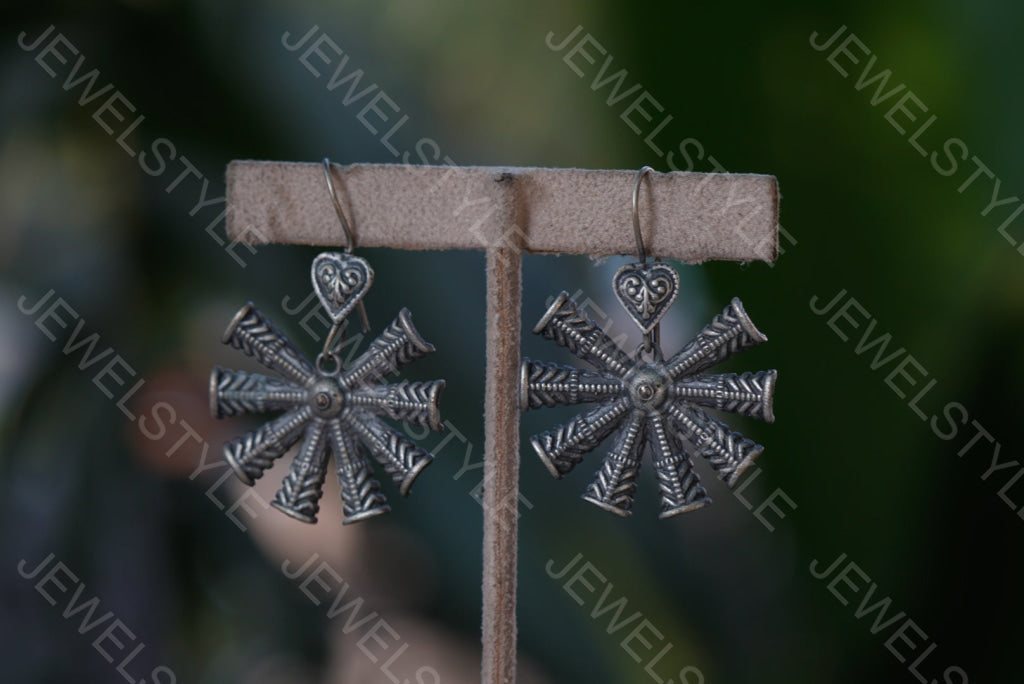 Oxidised Earring (1-2579)