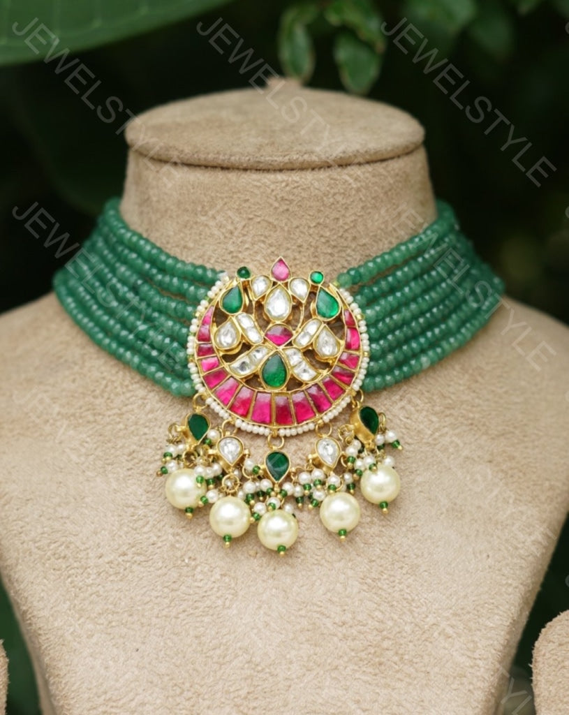 Choker necklace(Preorder) 4-334 - JEWELSTYLE