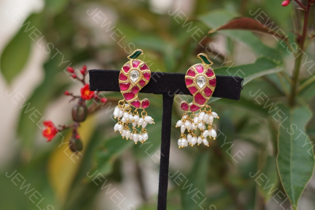 Kundan Earrings(Preorder) 1-984 - JEWELSTYLE