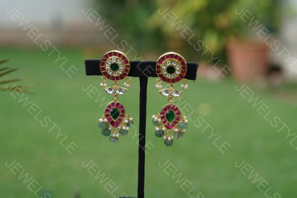 Kundan earrings(PREORDER) 1-1131