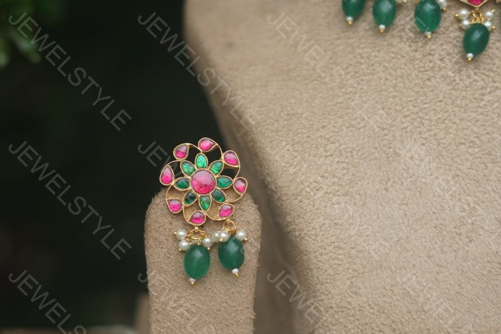 Kundan choker set(Preorder) 4-358 - JEWELSTYLE