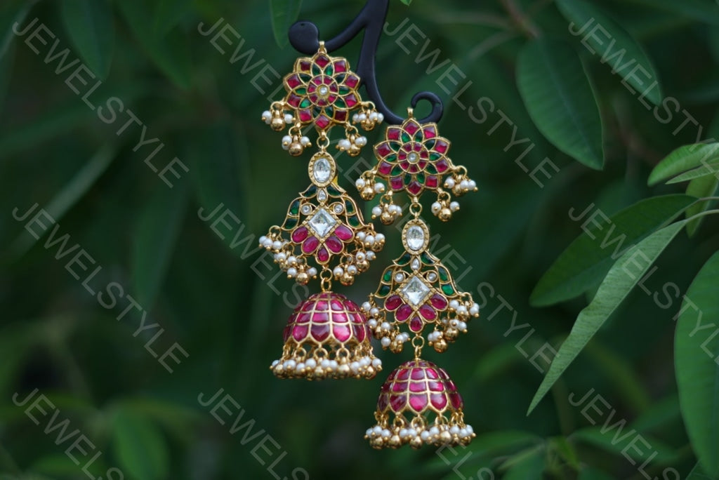 Kundan Jhumki  (1-1407) (PREORDER)