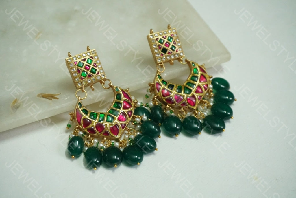 Kundan Earrings (1-1349) (PREORDER)