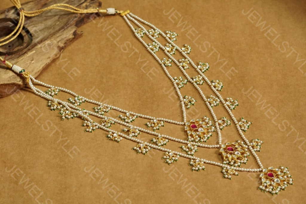 3 layer Rani Haar (4-1103)(Preorder) - JEWELSTYLE