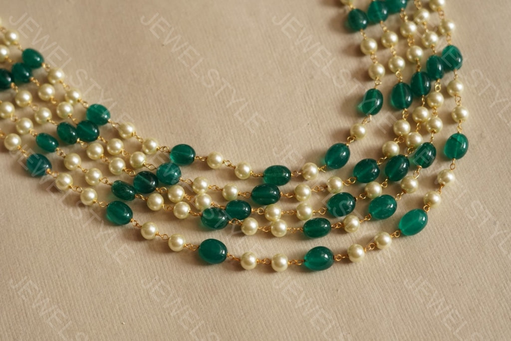 Beads Necklace (4-1292) - JEWELSTYLE