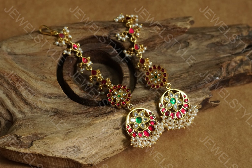 Kundan earrings(Preorder) 1-601 - JEWELSTYLE