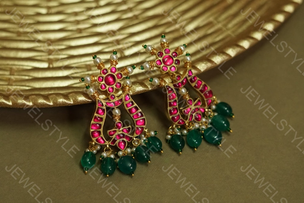 Kundan earrings(1-7)(PREORDER) - JEWELSTYLE