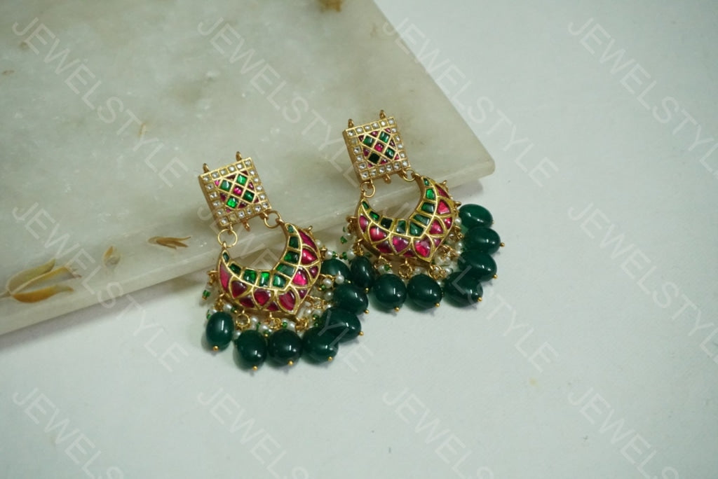 Kundan Earrings (1-1349) (PREORDER)