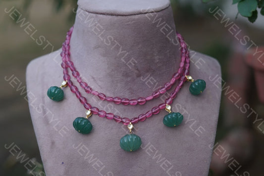Beads Necklace (4-2958)(N) - JEWELSTYLE