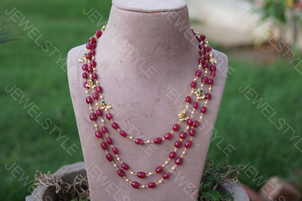 beads Necklace (4-3469)(N) - JEWELSTYLE