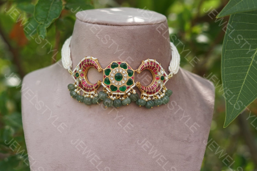 Kundan Choker(Preorder) 4-1352 - JEWELSTYLE