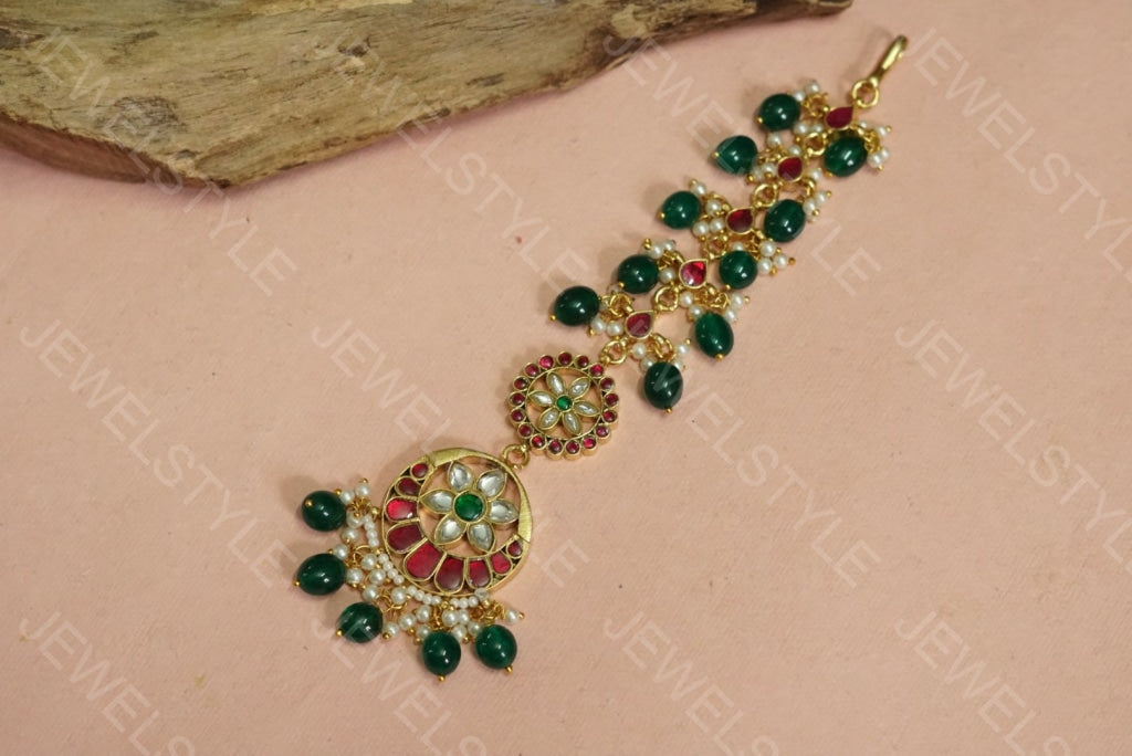 Kundan Maangtika(Preorder) 5-46 - JEWELSTYLE
