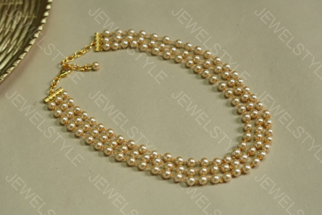 Pearl Necklace (4-1342) (N) - JEWELSTYLE