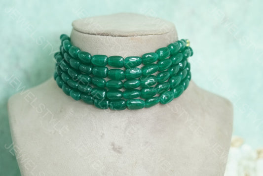 Beads Choker(4-3883)(N) - JEWELSTYLE