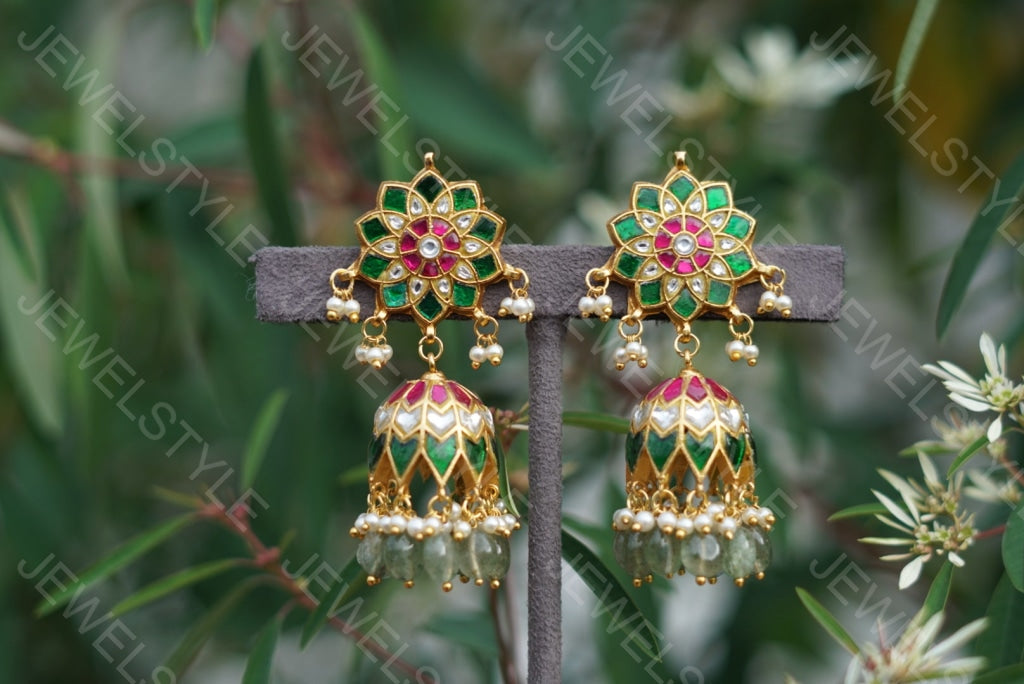 Kundan Earrings (1-1590) (PREORDER)