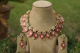 Mango Kundan necklace set(Preorder) 4-1138