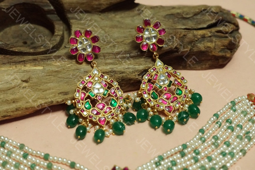 Kundan choker Set(Preorder) 4-369 - JEWELSTYLE
