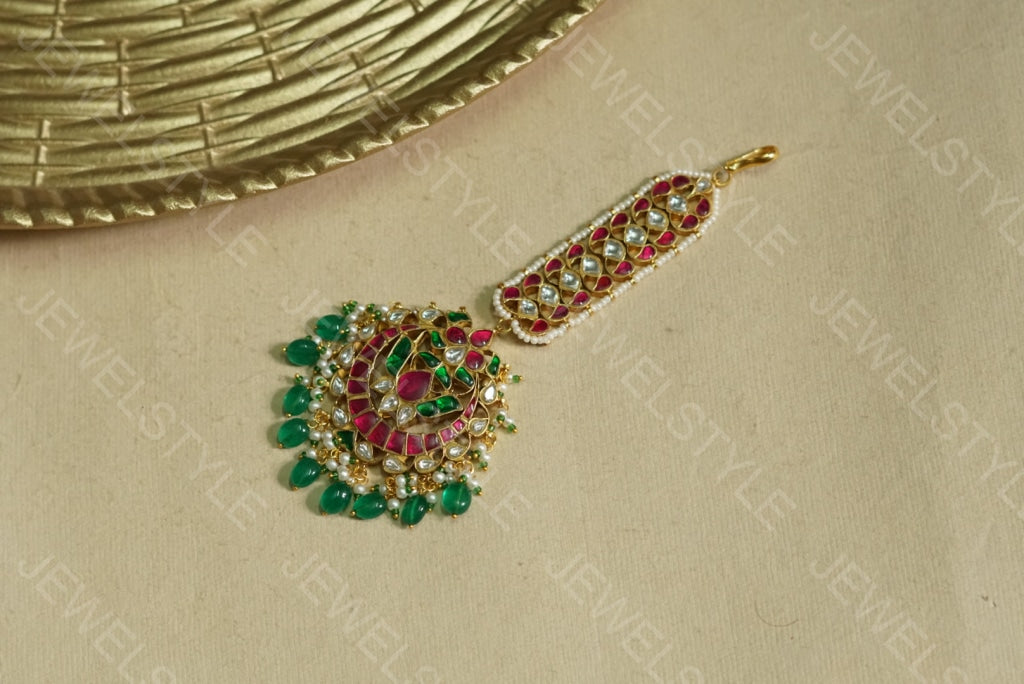 Kundan Maangtika (5-769)(preorder) - JEWELSTYLE