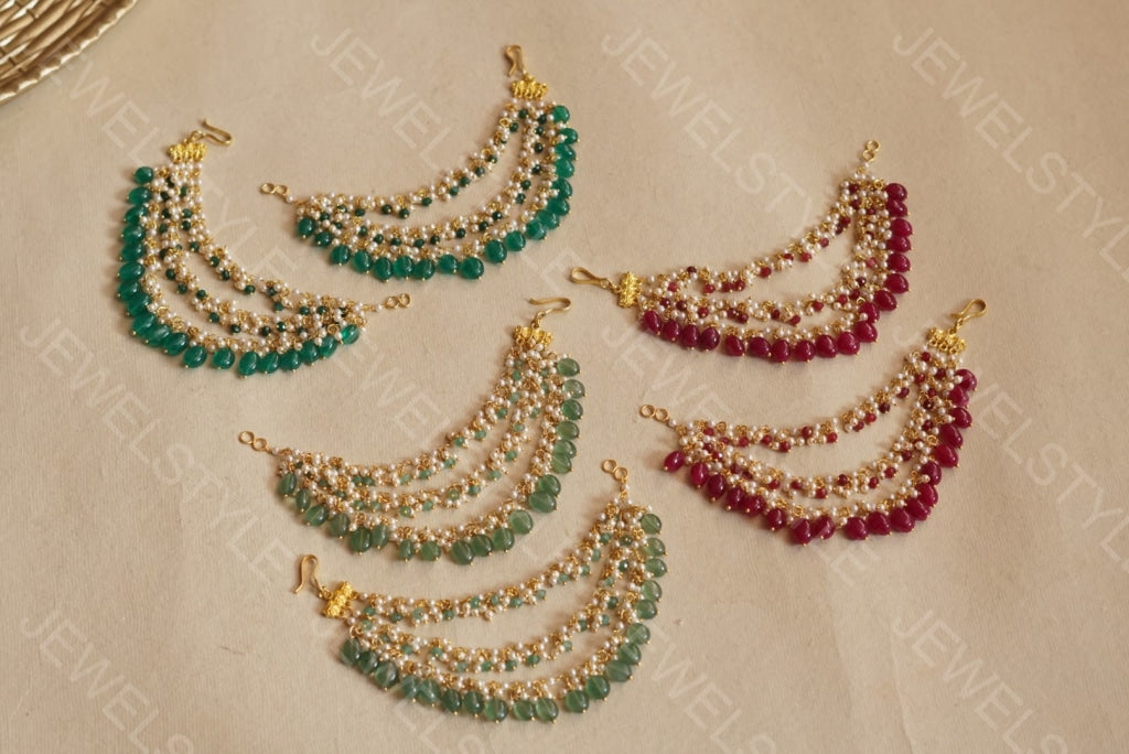 Beads Ear Chain (9-35)(already discounted) - JEWELSTYLE