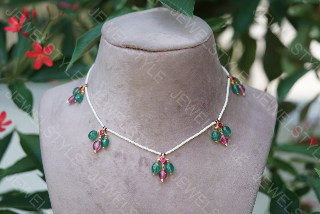 Kundan Necklace (4-4064)(OFFER PIECE) - JEWELSTYLE