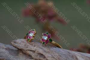 Kundan bangle (3-253)(R)